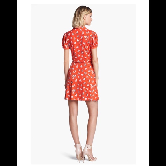 Juicy Couture ‘Feather Iris’ Silk Wrap Dress - Picture 3 of 11